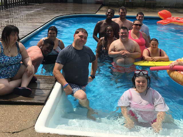 Brittany's Monthly Activity Swimming 2018